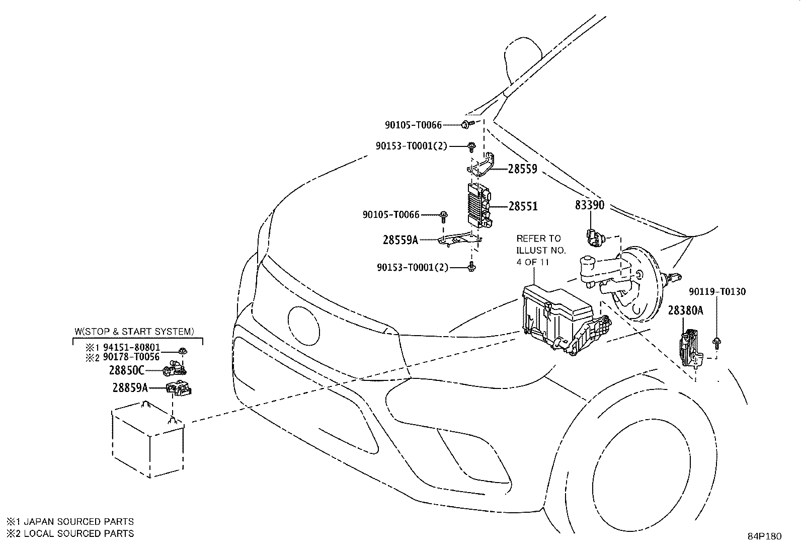 84306-0K200 CABLE SUB-ASSY, SPIRAL product image