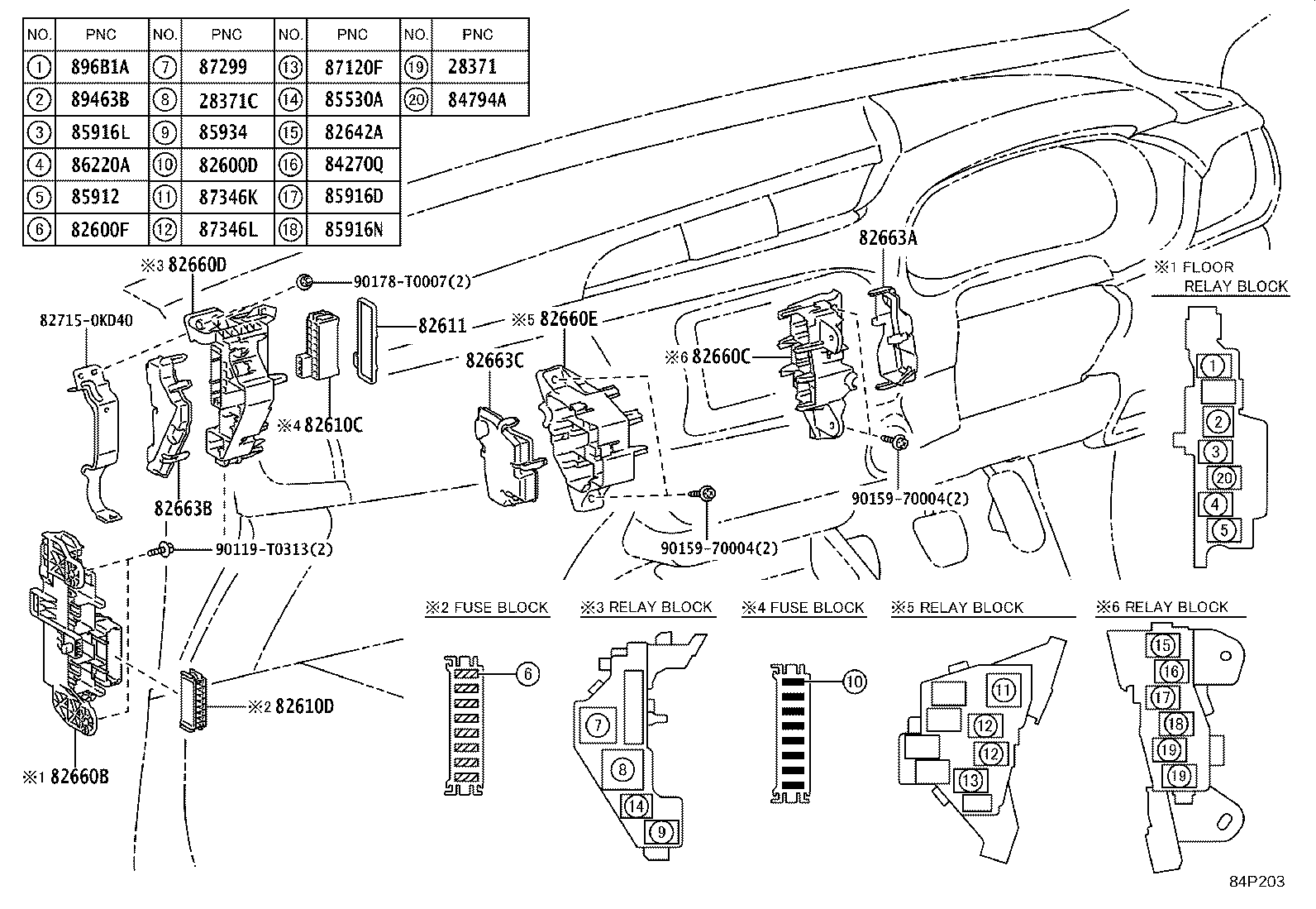 84307-0K190 CABLE SUB-ASSY, SPIRAL W/SENSOR product image