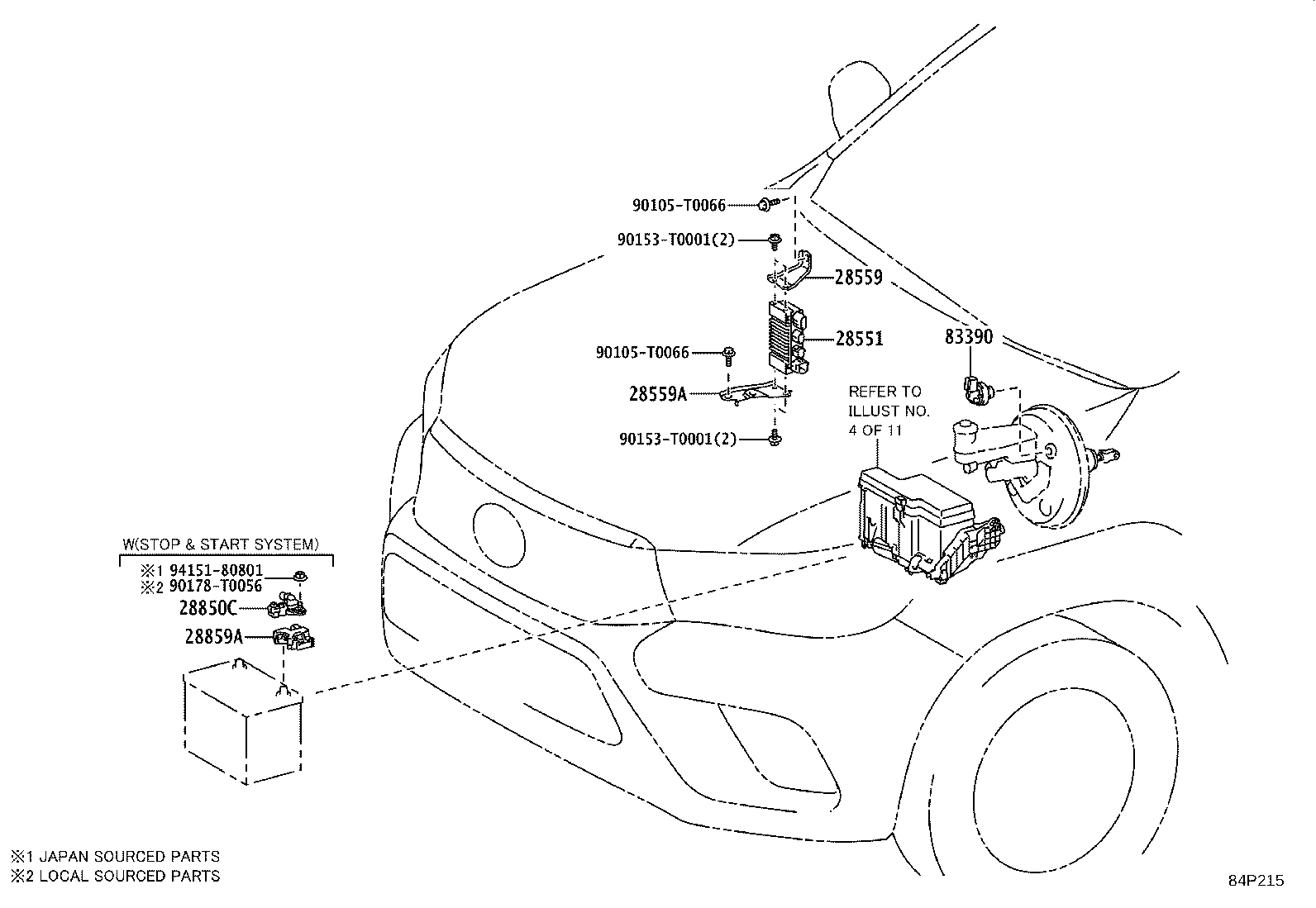 84306-0K270 CABLE SUB-ASSY, SPIRAL product image