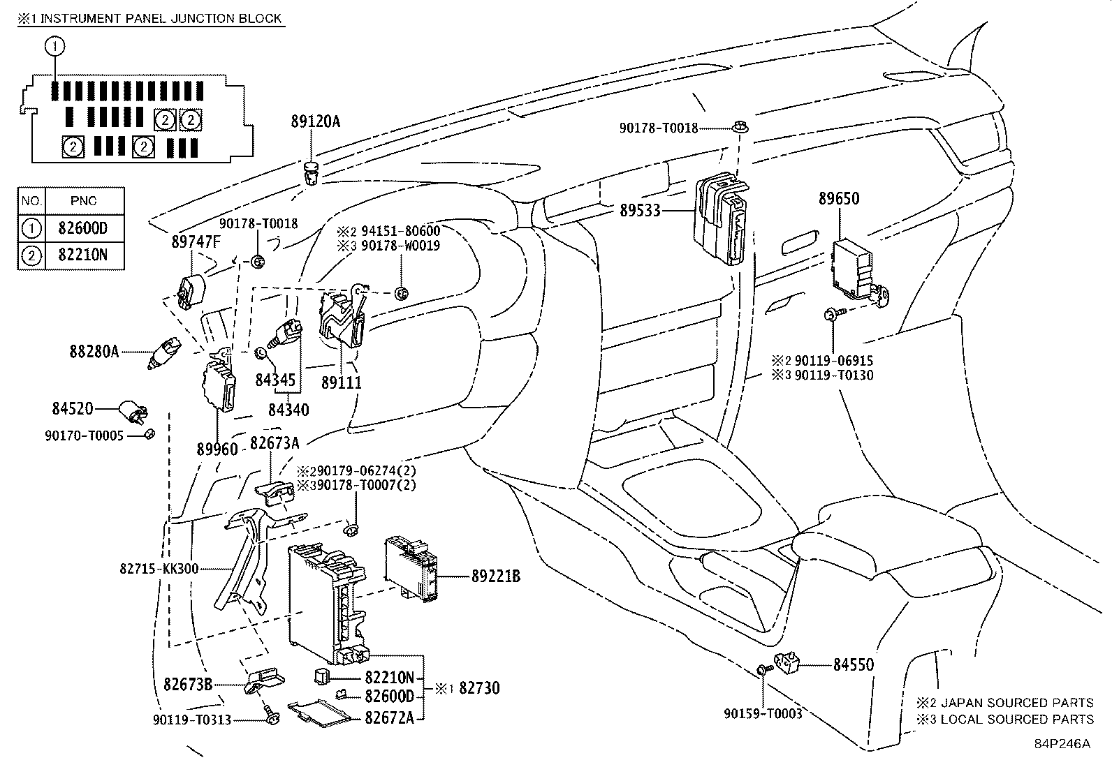84308-0K050 CABLE SUB-ASSY, SPIRAL product image