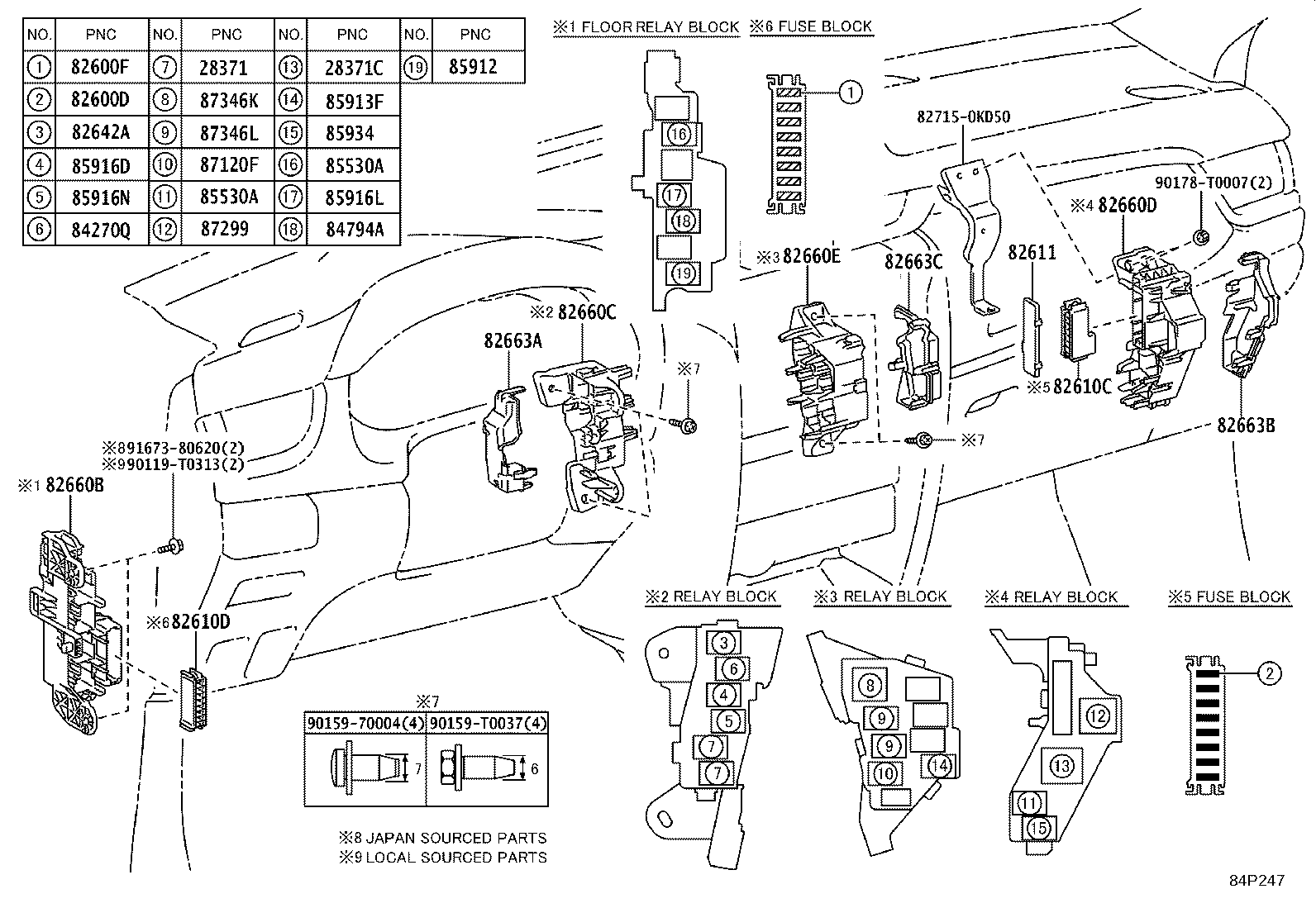 84308-0K050 CABLE SUB-ASSY, SPIRAL product image