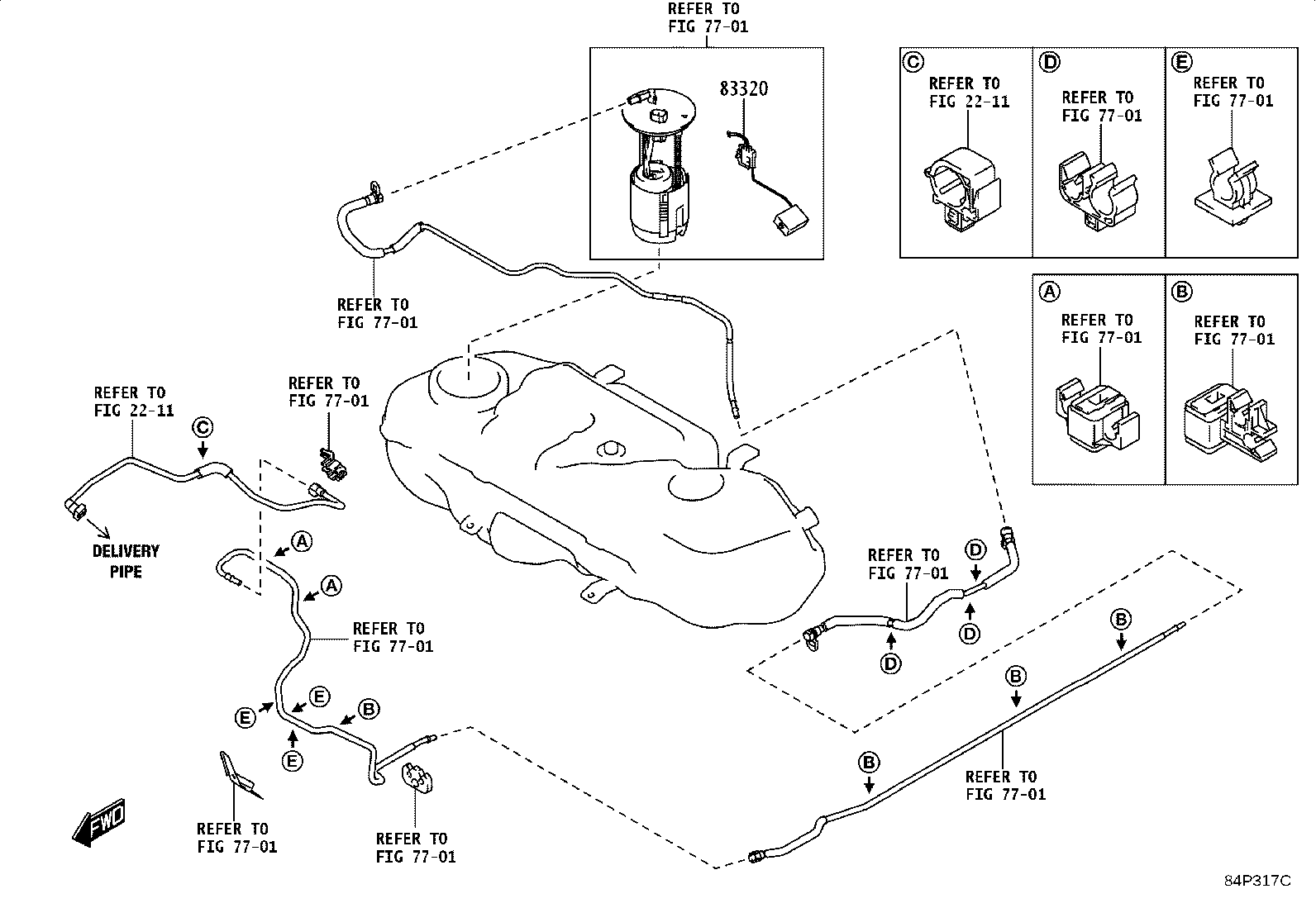 83320-WC006 GAGE ASSY, FUEL SENDER product image