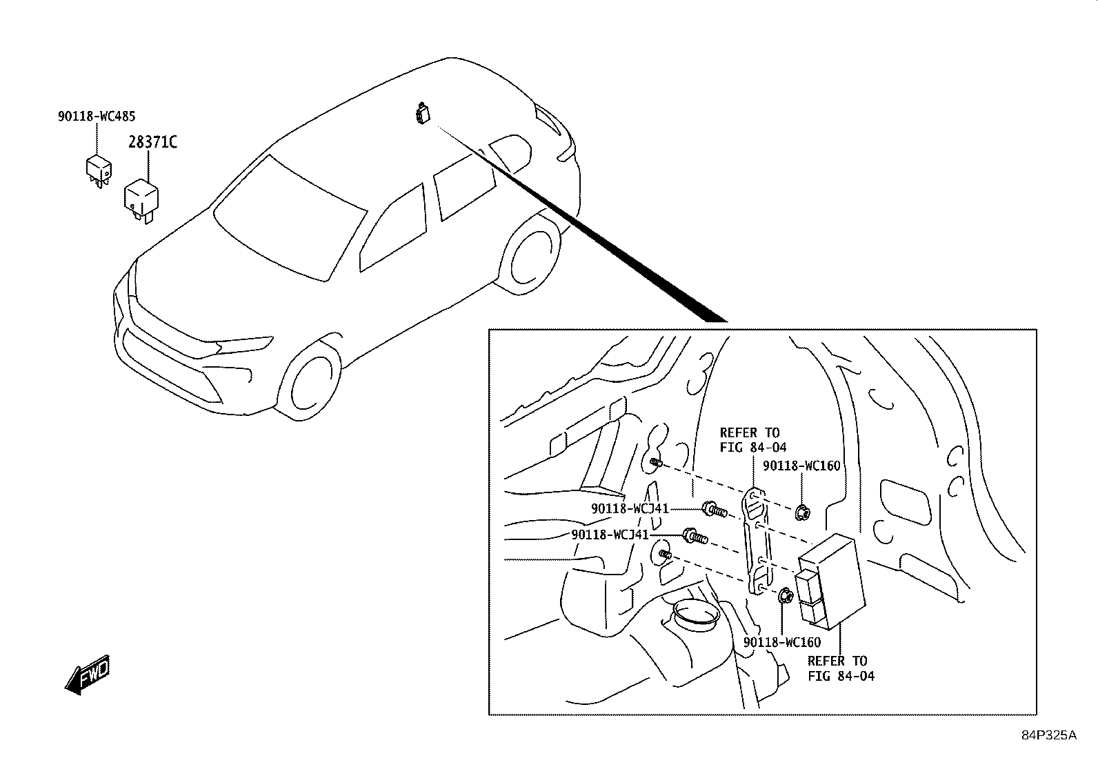 82611-WC024 COVER, FUSE BLOCK product image