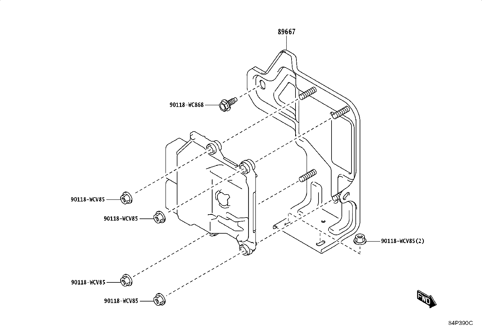 89661-0J011 COMPUTER, ENGINE CONTROL product image