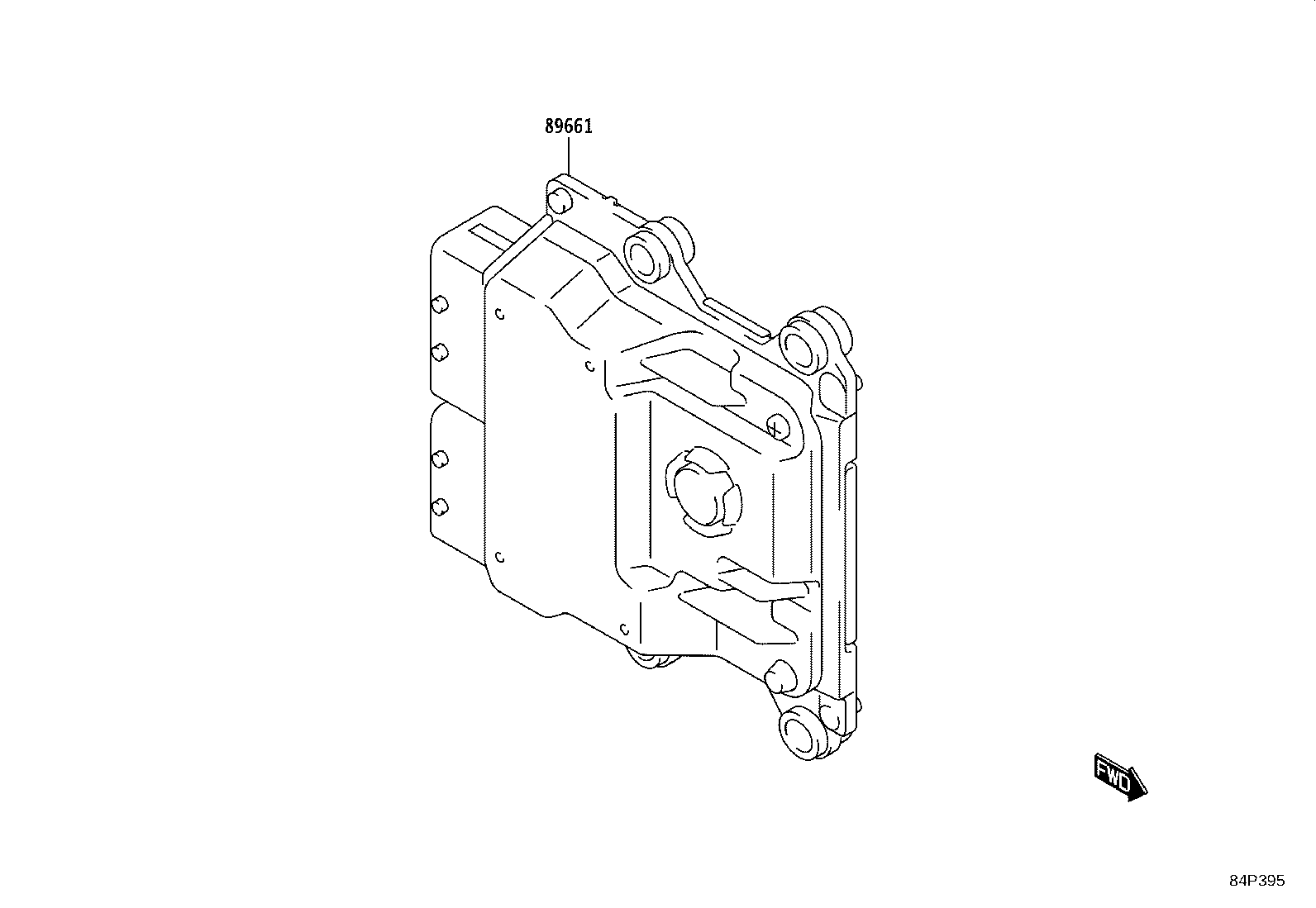 89661-0J011 COMPUTER, ENGINE CONTROL product image