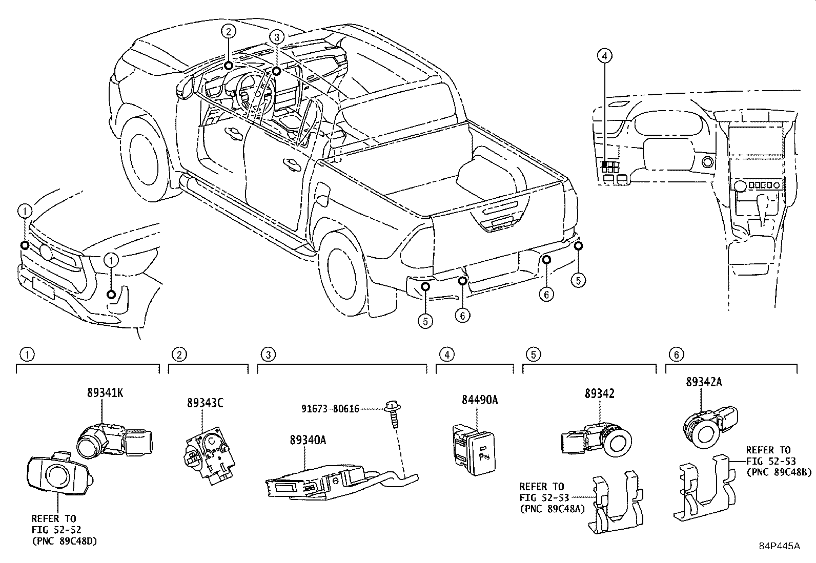 Toyota 89340-0K170 COMPUTER ASSY, CLEARANCE WARNING