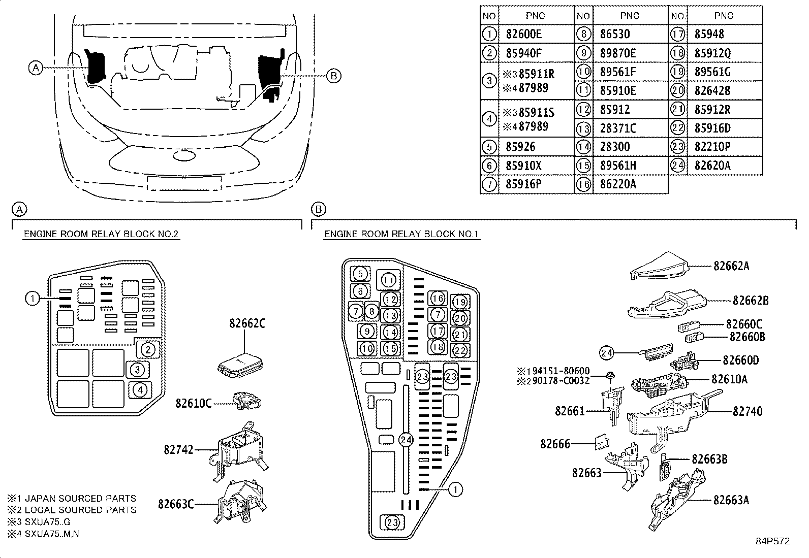 28859-F0390 HOLDER, BATTERY CURRENT SENSOR product image