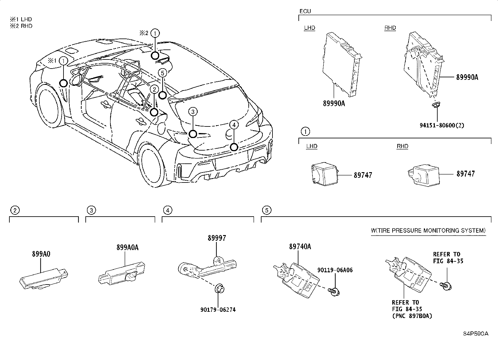 899H0-12421 COMPUTER ASSY, SMART KEY product image