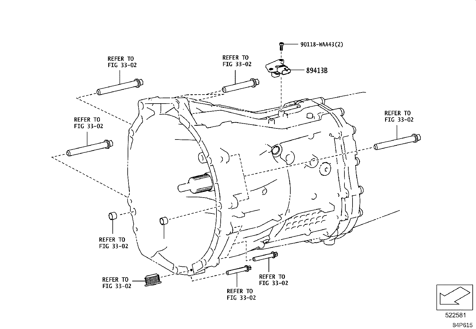 89413-WAA01 SENSOR, TRANSMISSION REVOLUTION product image
