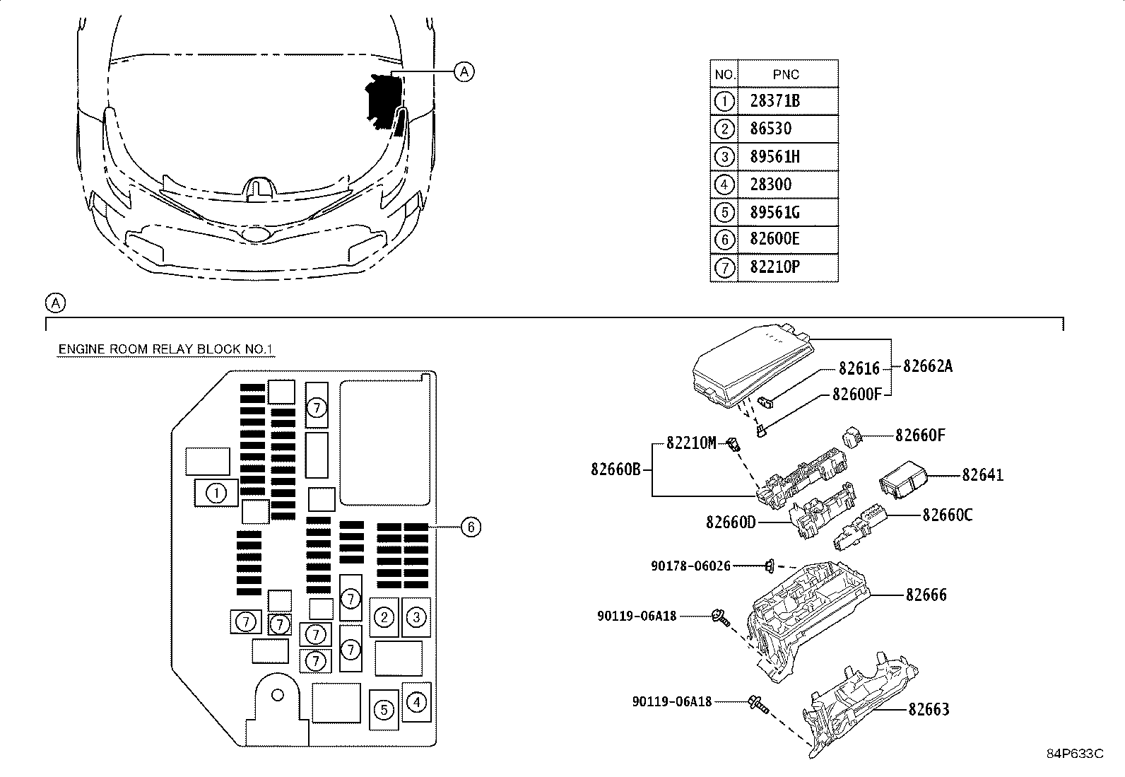 84720-12160 SWITCH ASSY, PATTERN SELECT product image