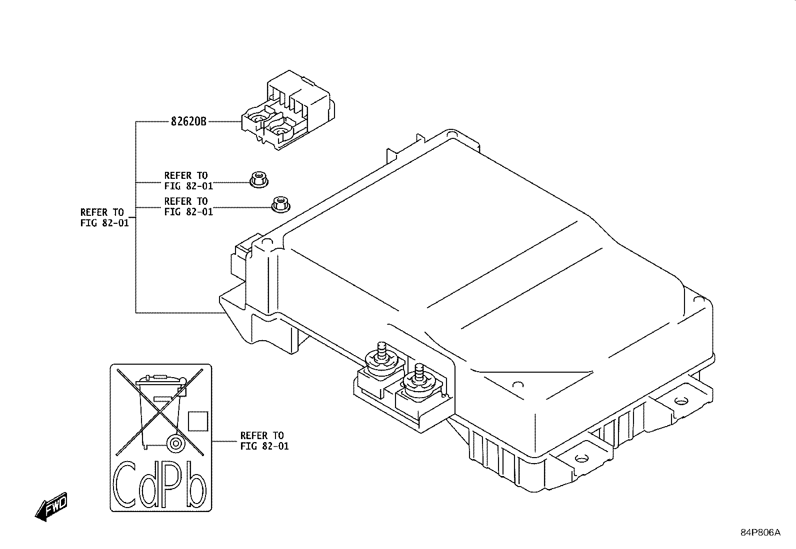 82611-WC024 COVER, FUSE BLOCK product image