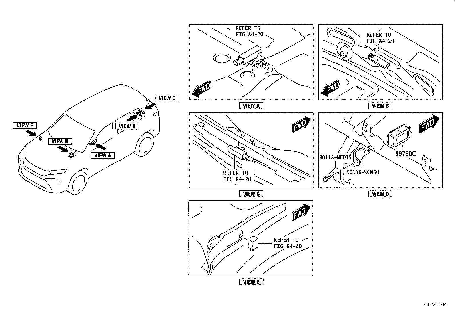 89760-WC001 RECEIVER ASSY, TIRE PRESSURE MONITOR product image