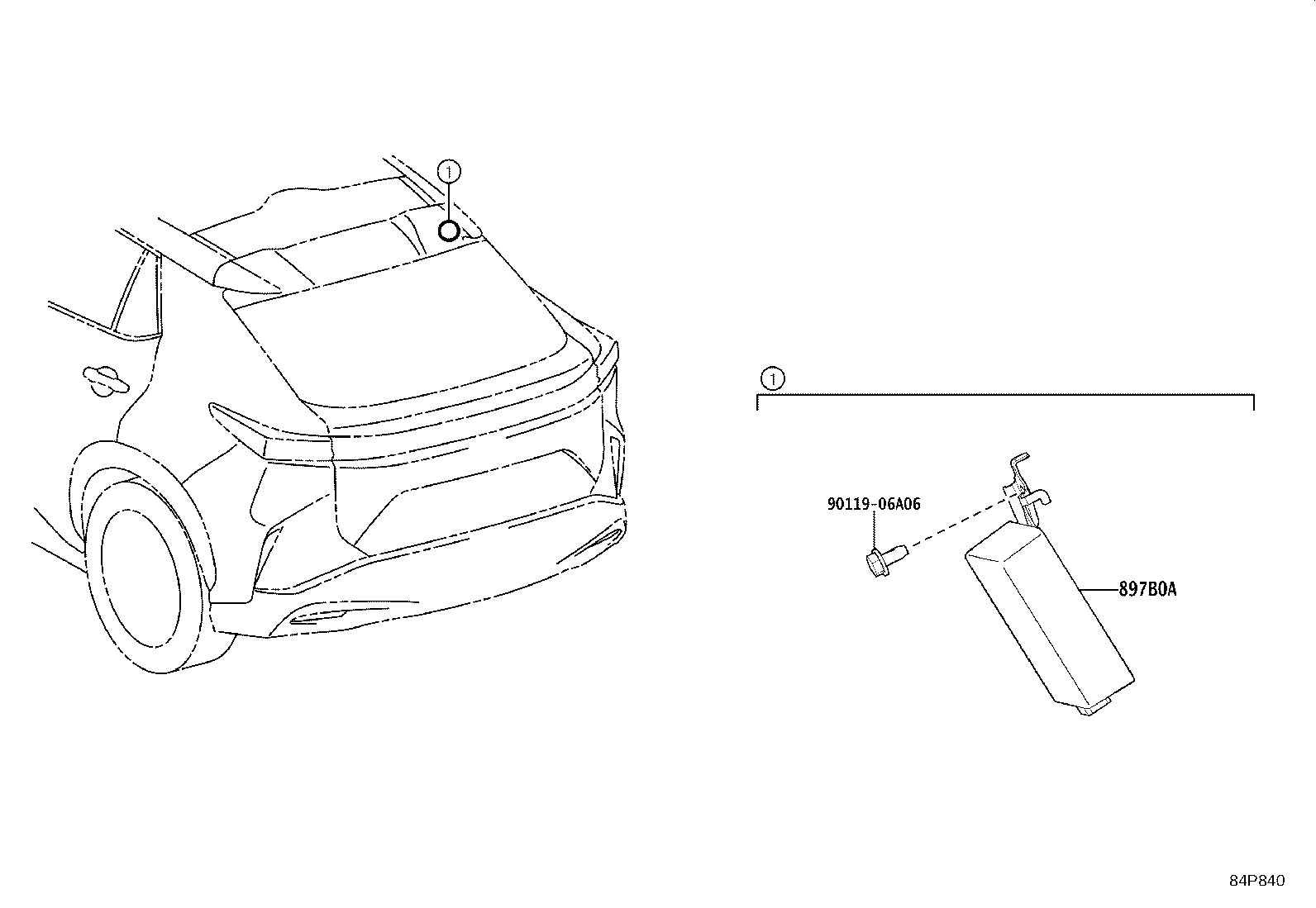 897B0-46081 RECEIVER ASSY, ELECTRICAL KEY & TPMS product image
