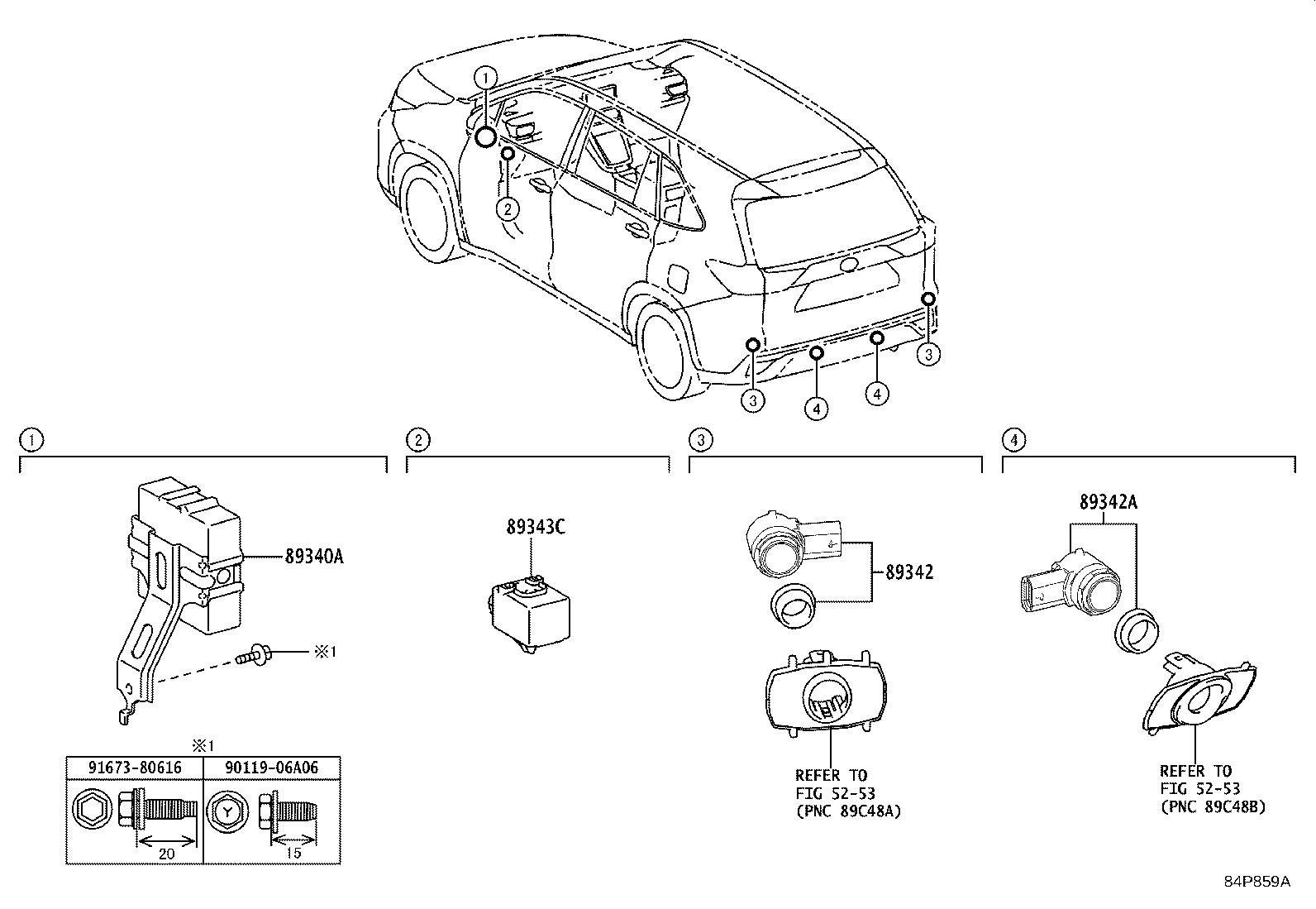 89340-V5010 COMPUTER ASSY, CLEARANCE WARNING product image