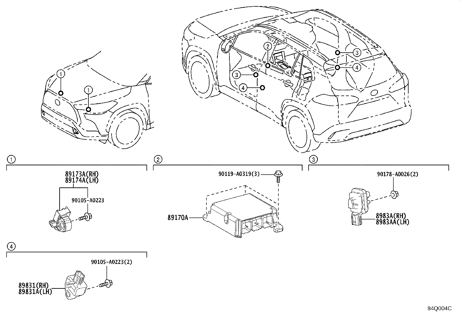 89170-0A200 COMPUTER ASSY, AIR BAG product image