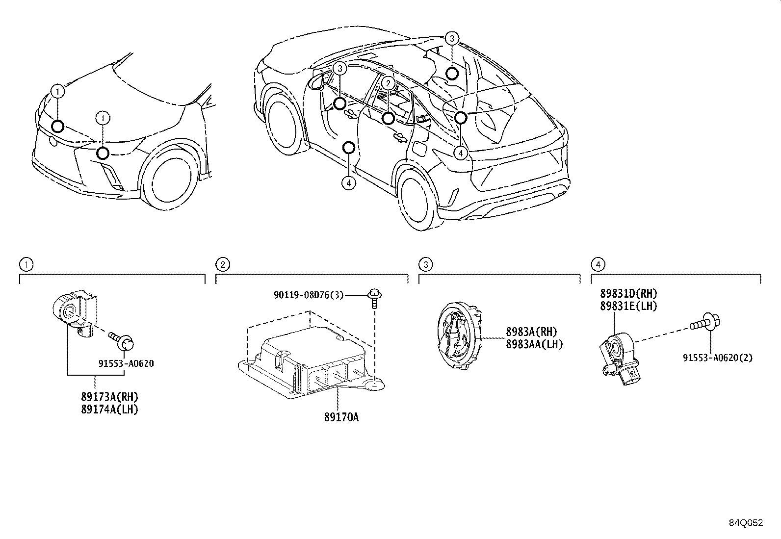 89170-48J30 COMPUTER ASSY, AIR BAG product image