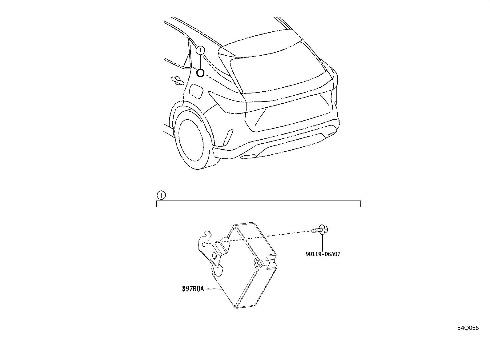 897B0-48400 RECEIVER ASSY, ELECTRICAL KEY & TPMS product image