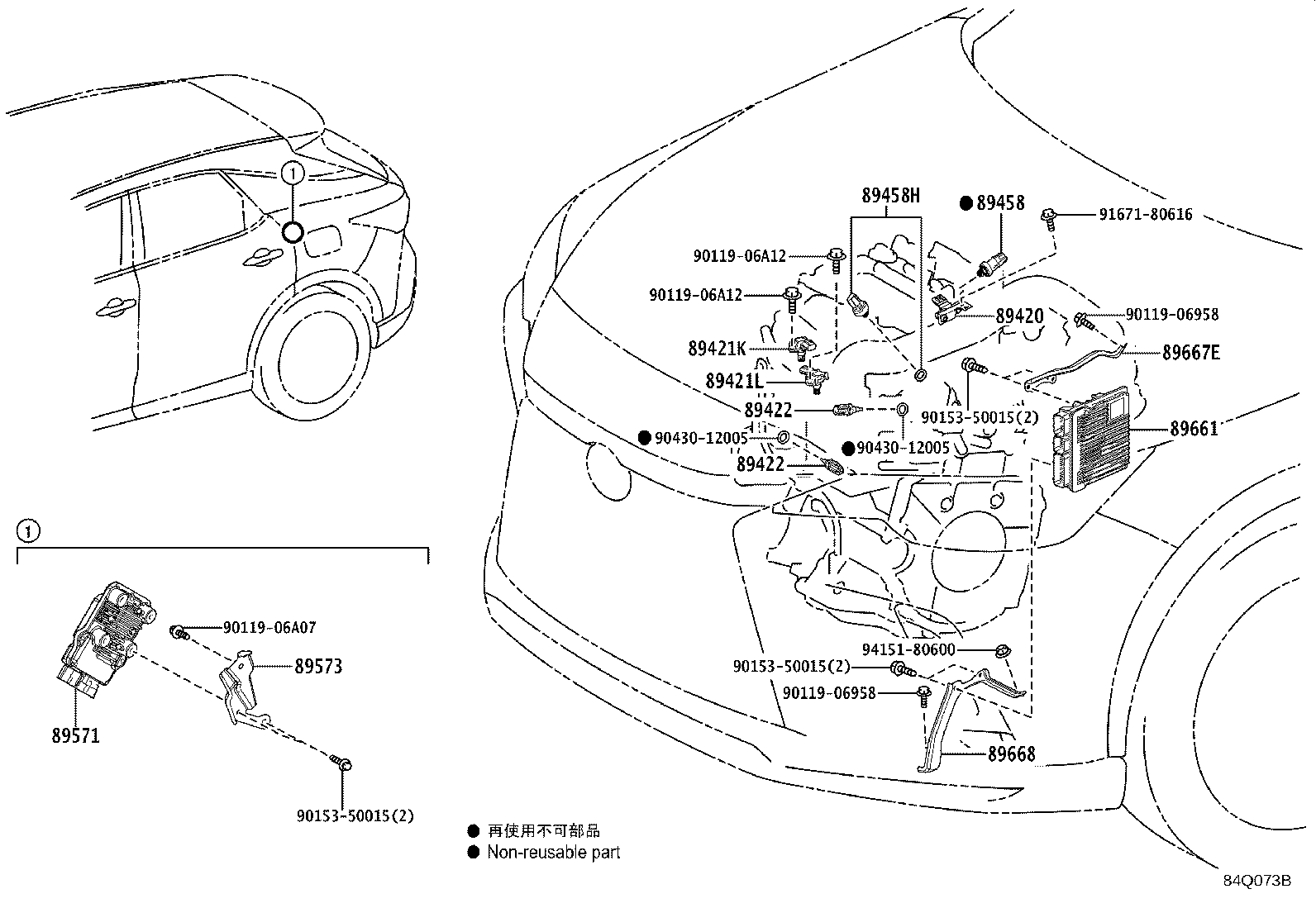 Thumbnail 2 for 89661-4D280