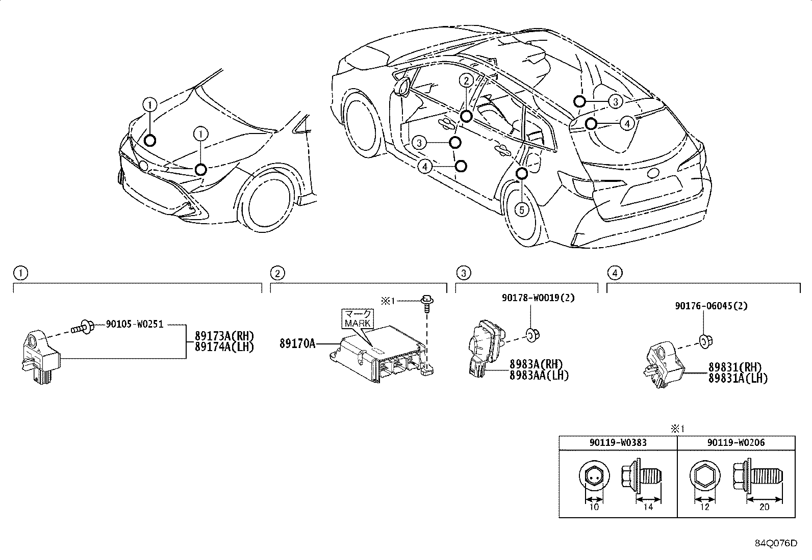 89170-02T00 COMPUTER ASSY, AIR BAG product image
