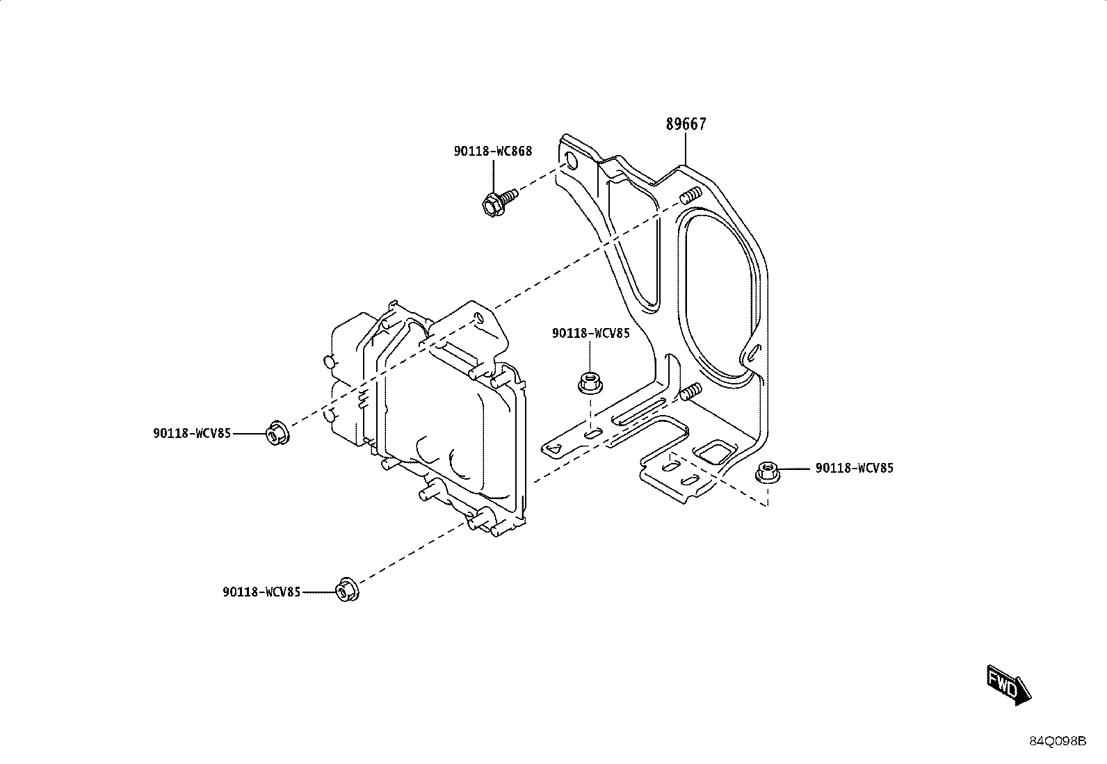 89661-0J040 COMPUTER, ENGINE CONTROL product image