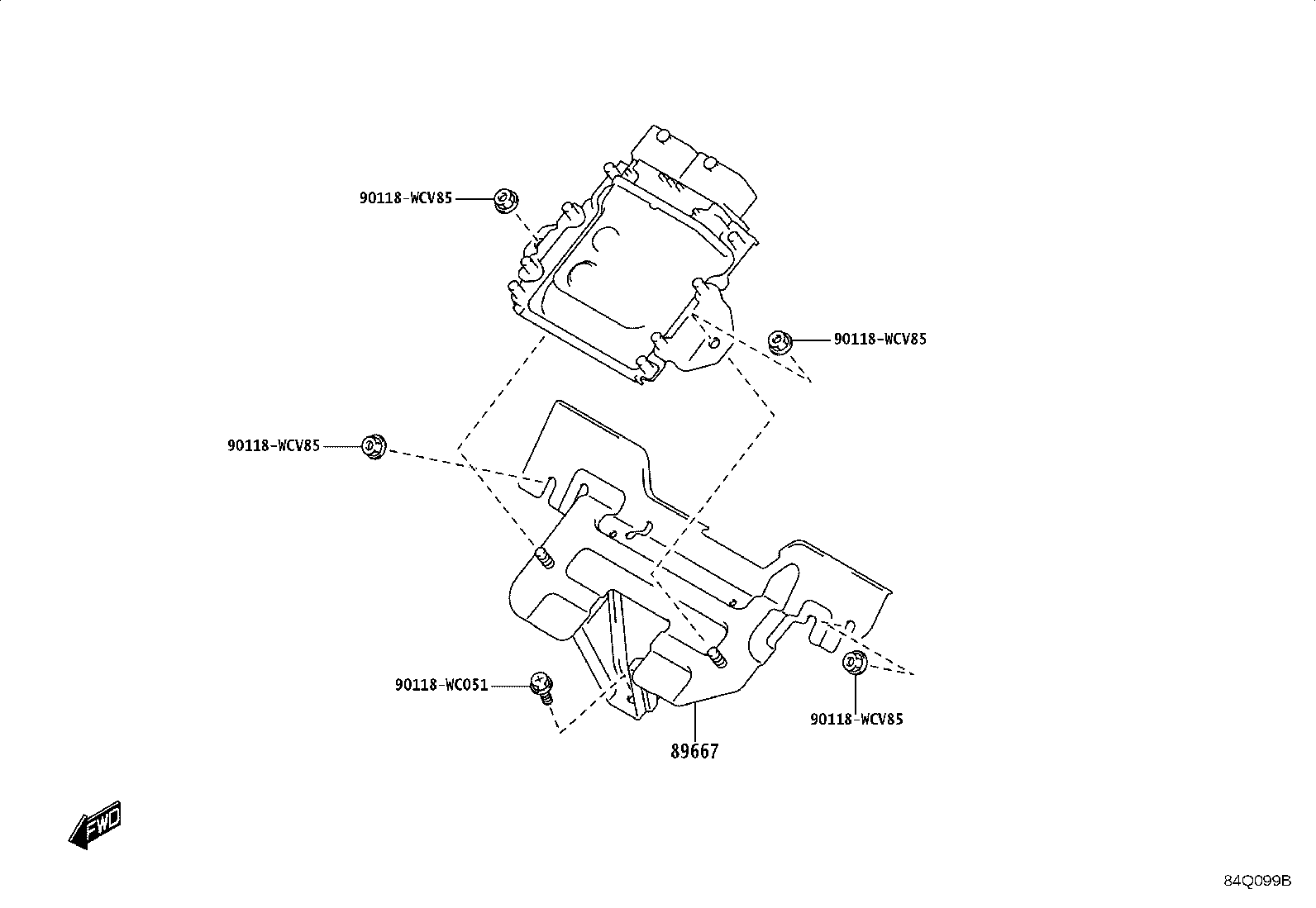 89661-0J040 COMPUTER, ENGINE CONTROL product image