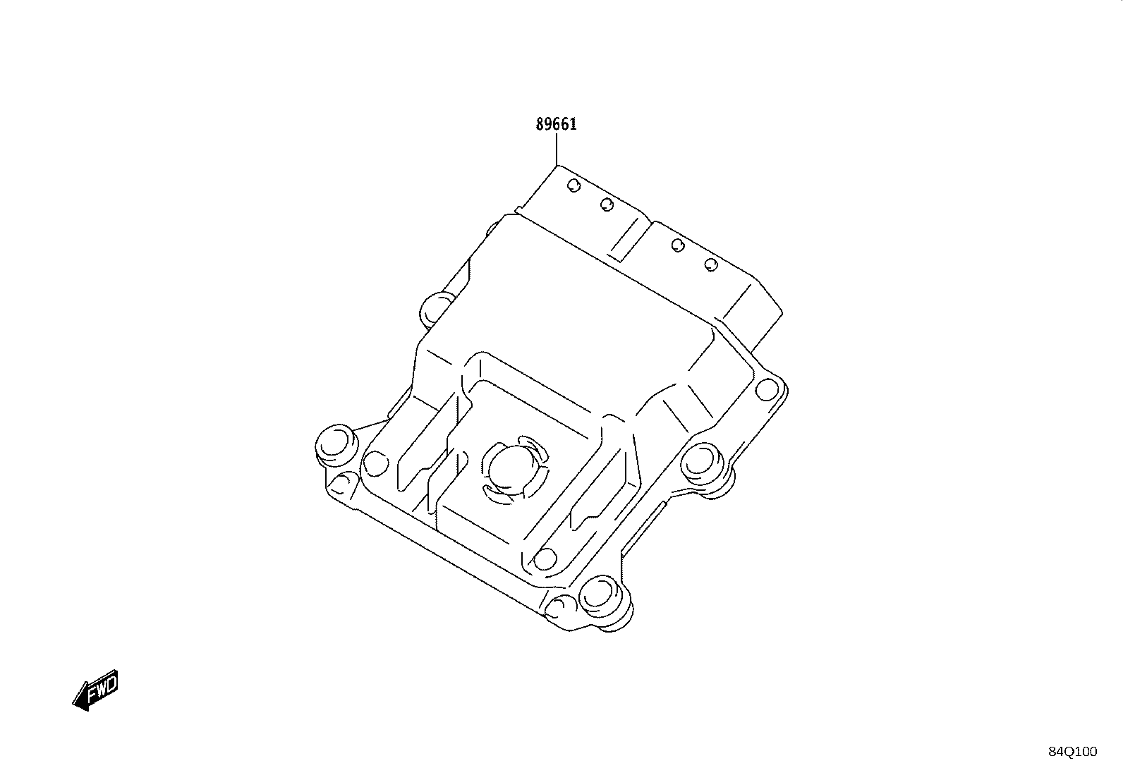 89661-0J040 COMPUTER, ENGINE CONTROL product image