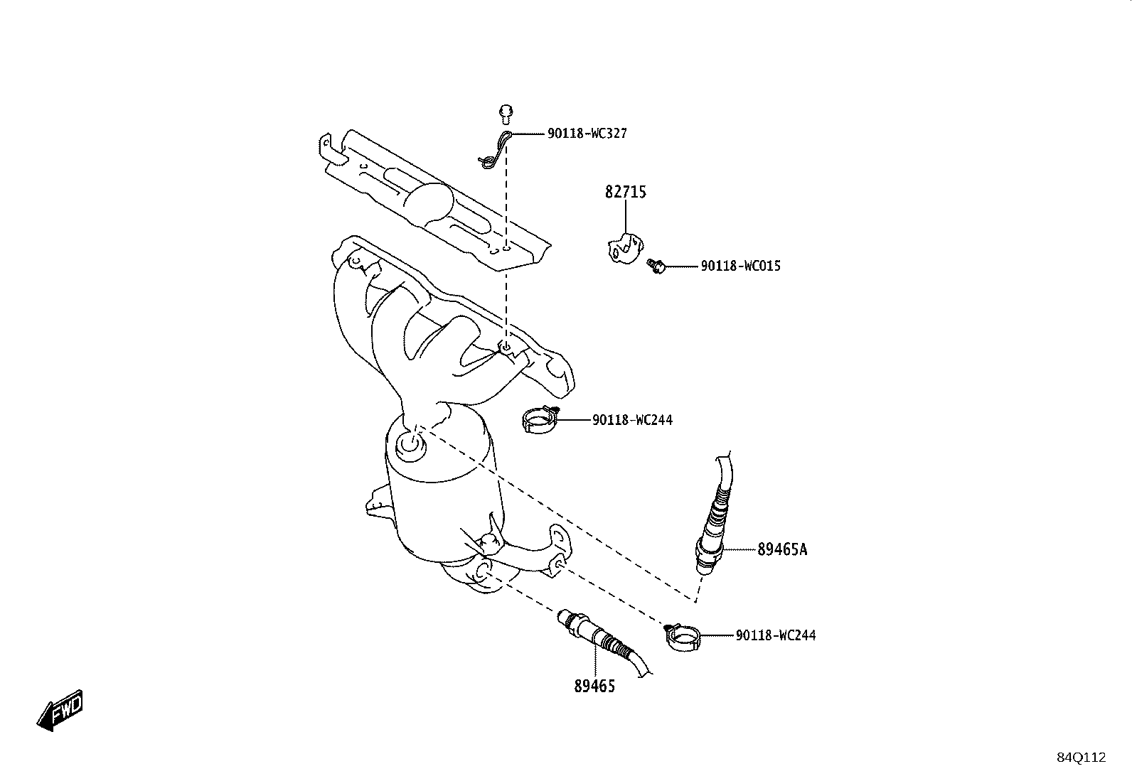 84140-WC021 SWITCH ASSY, HEADLAMP DIMMER product image