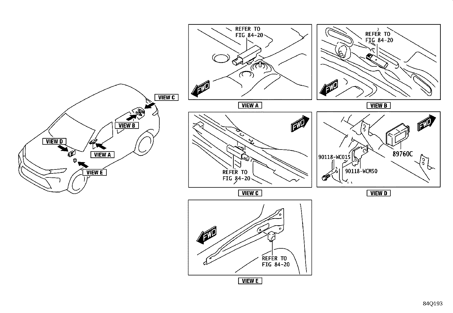 89760-WC002 RECEIVER ASSY, TIRE PRESSURE MONITOR product image