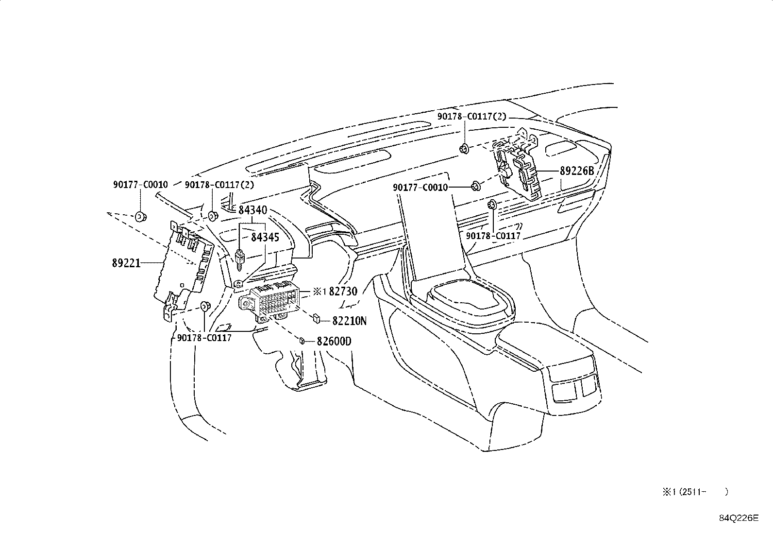 82606-03020 INSTRUMENT PANEL FUSE product image