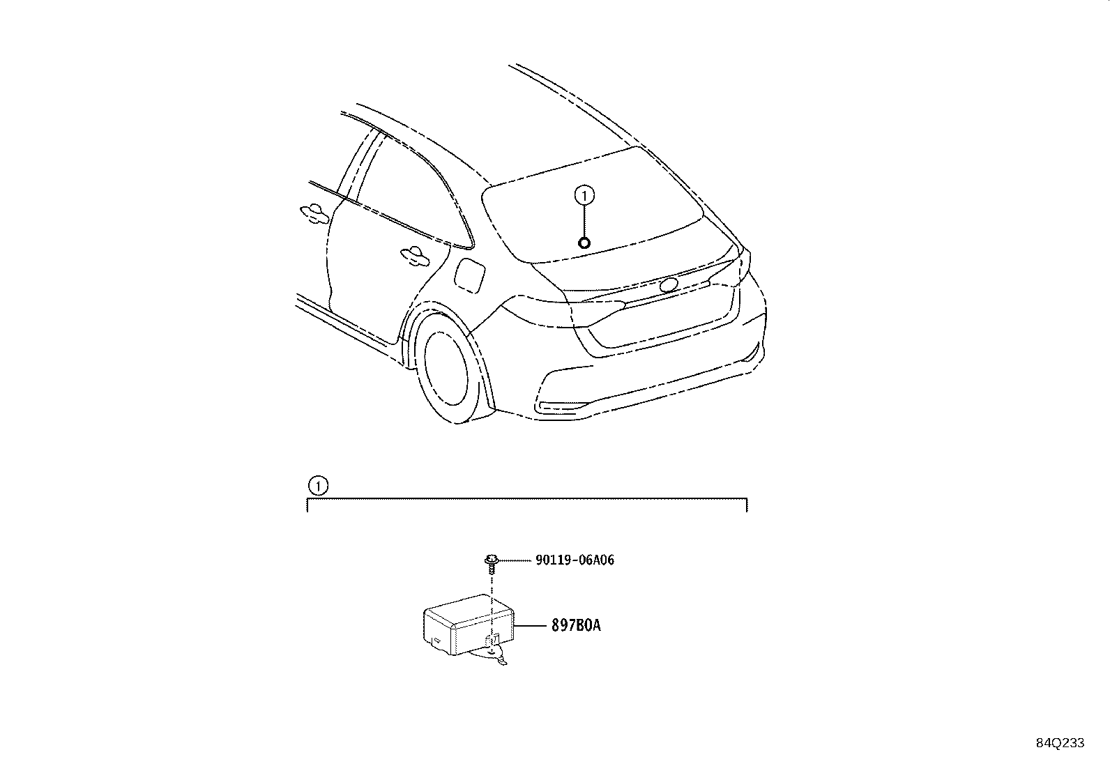 897B0-02071 RECEIVER ASSY, ELECTRICAL KEY & TPMS product image