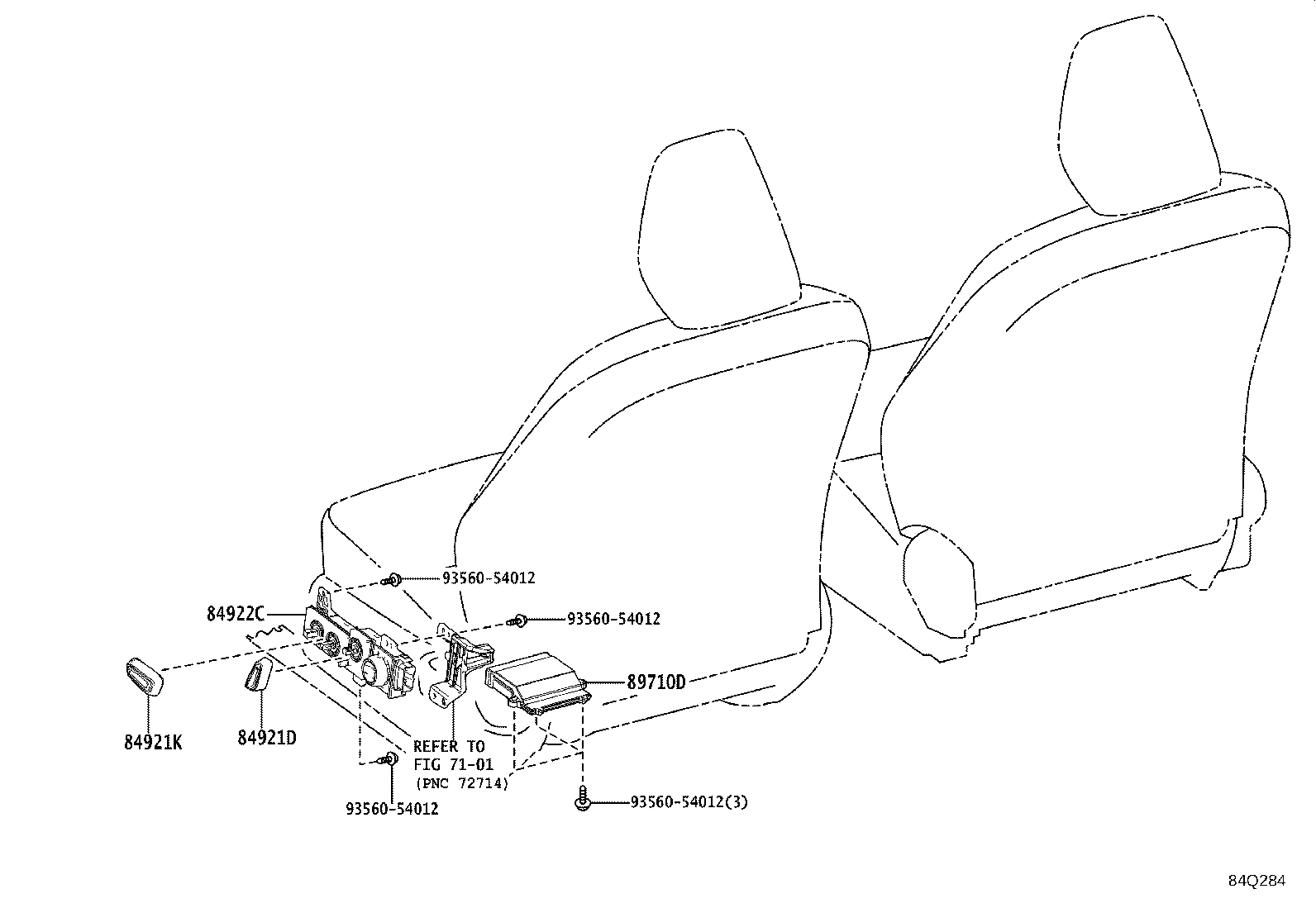 84040-47160 MASTER SWITCH ASSY,MULTIPLEX NETWORK product image