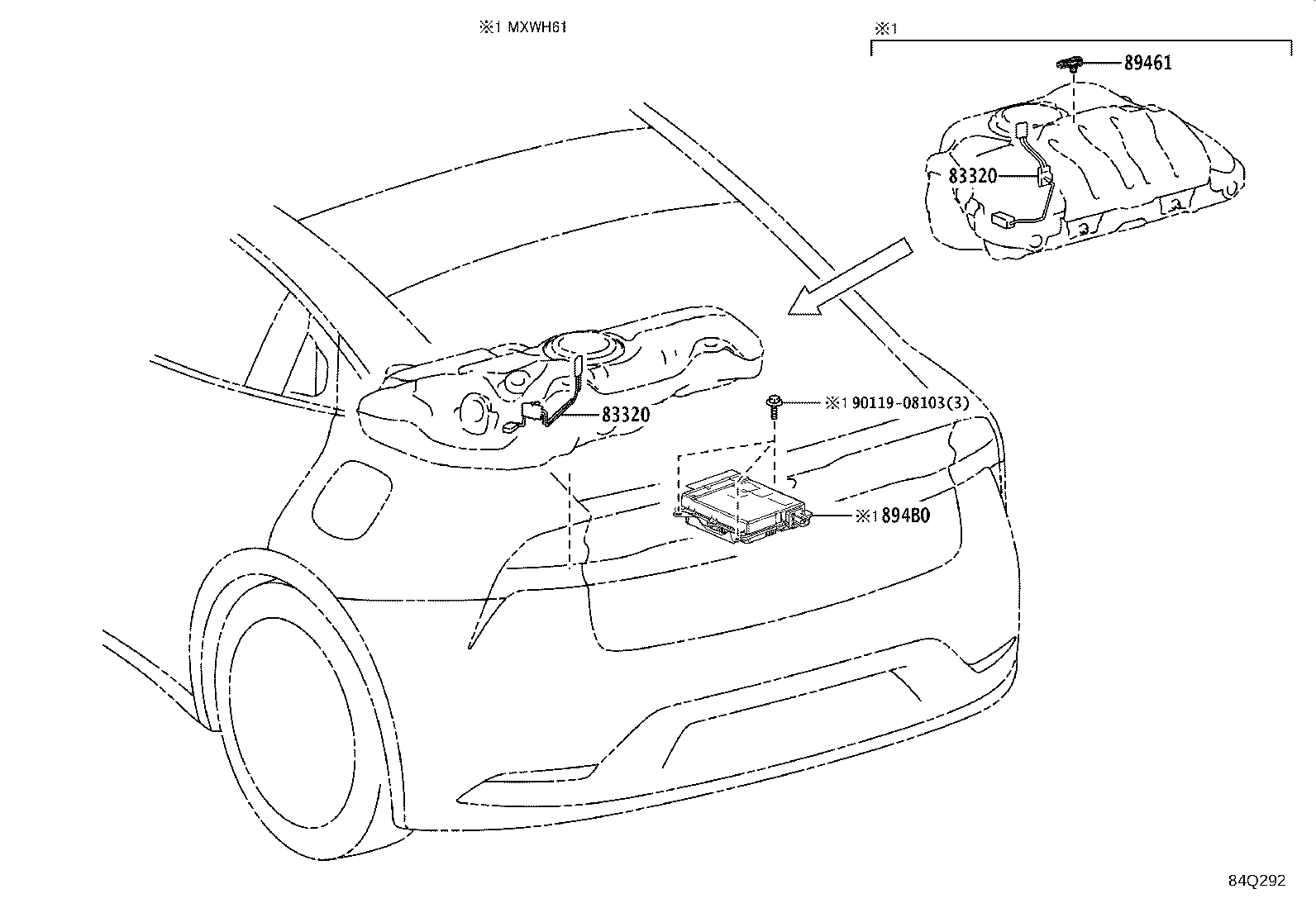 83320-76010 GAGE ASSY, FUEL SENDER product image