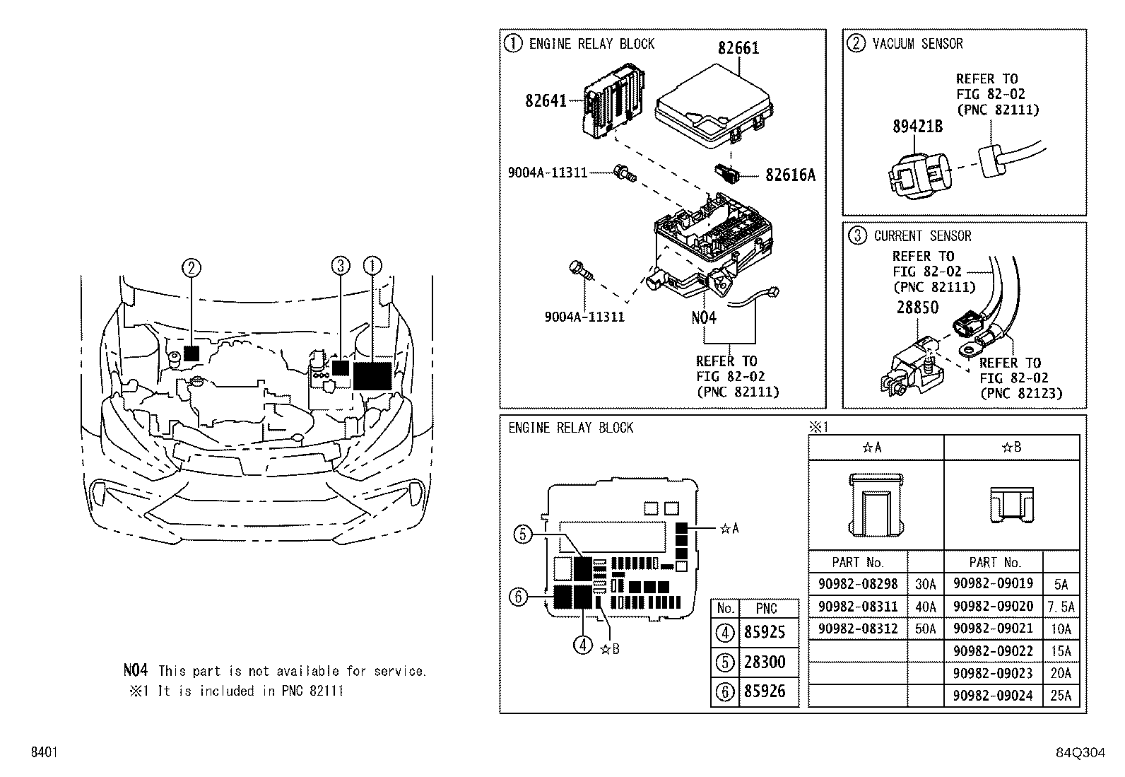 82600-BZP50 BLOCK ASSY, FUSE product image
