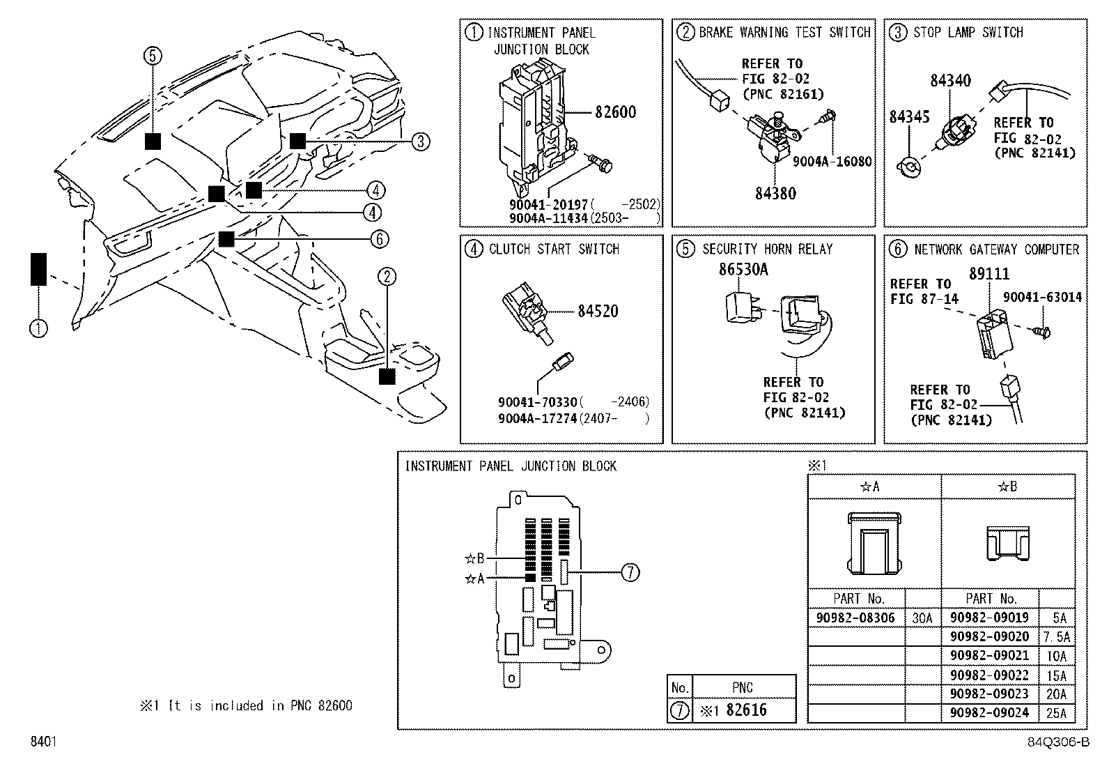 82600-BZP50 BLOCK ASSY, FUSE product image