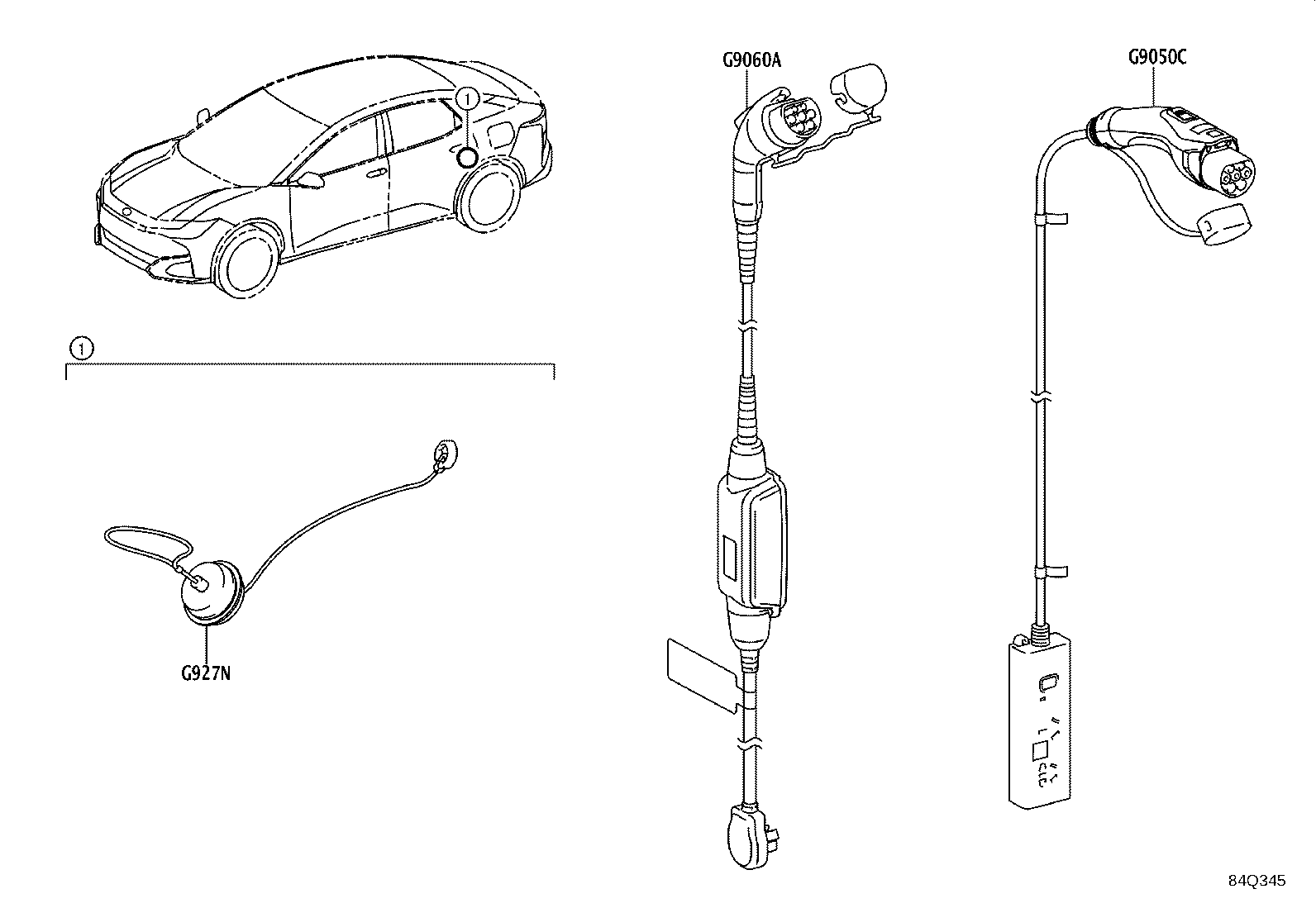 77030-03011 LOCK ASSY, CHARGE LID W/MOTOR product image