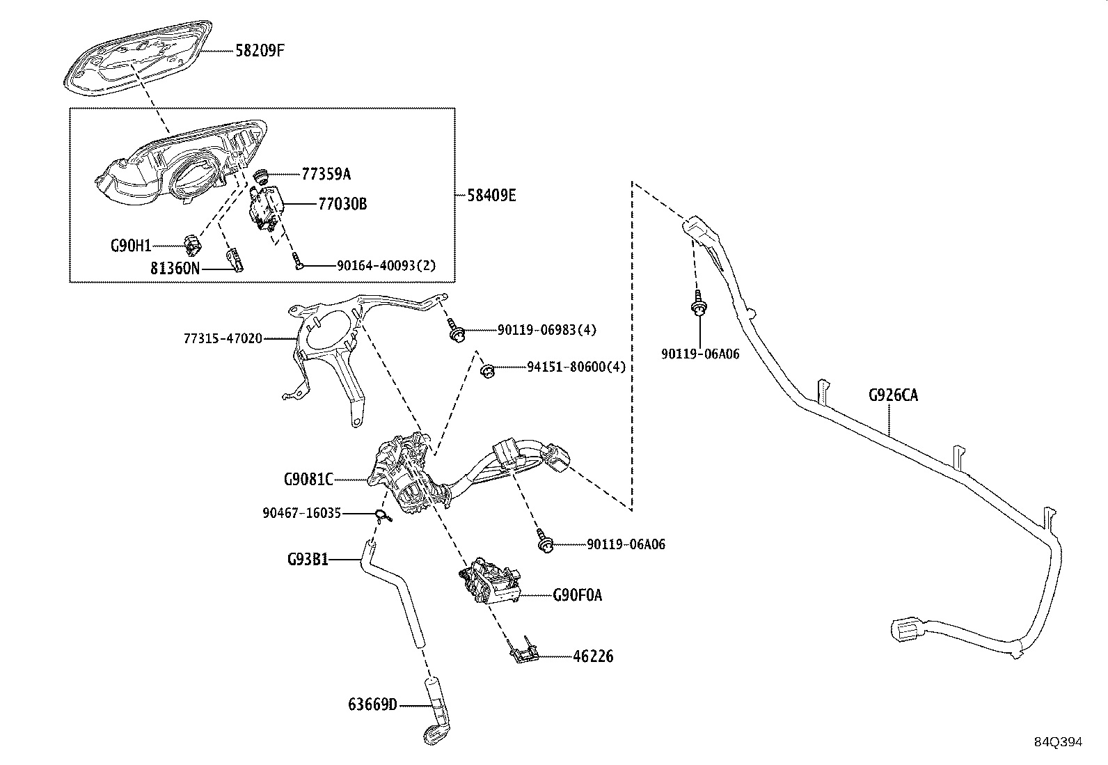 G9060-47411 CABLE ASSY, ELECTRIC VEHICLE CHARGER product image