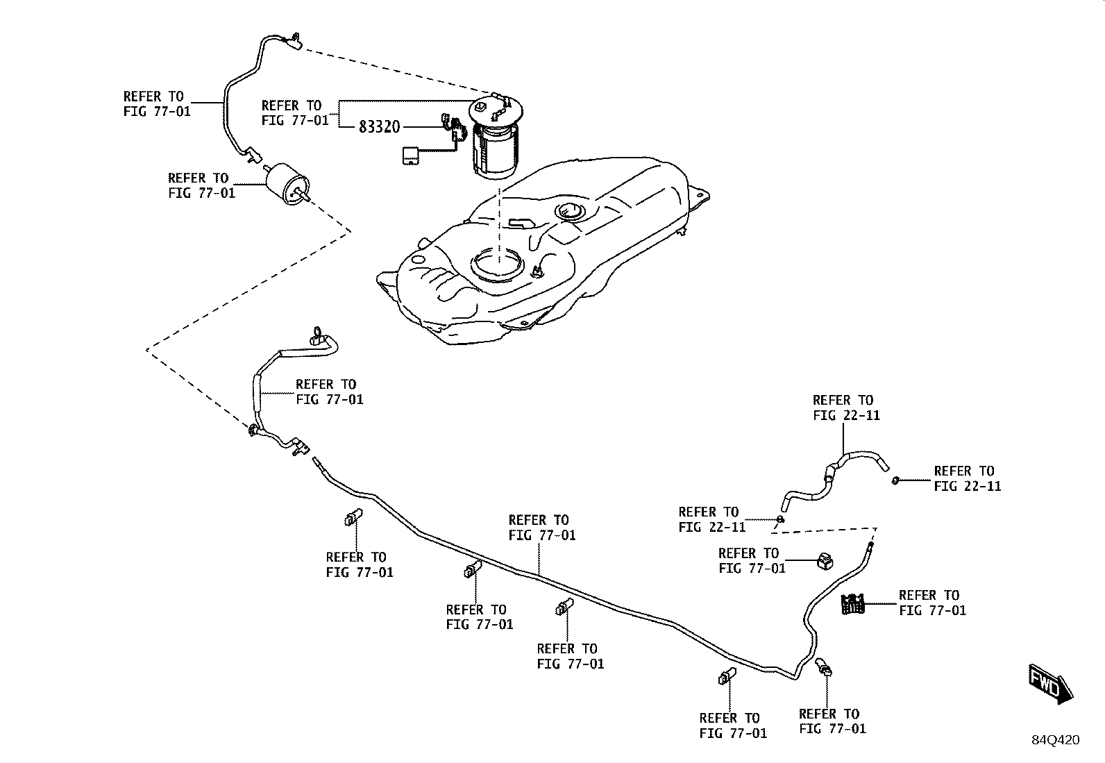83320-WC010 GAGE ASSY, FUEL SENDER product image