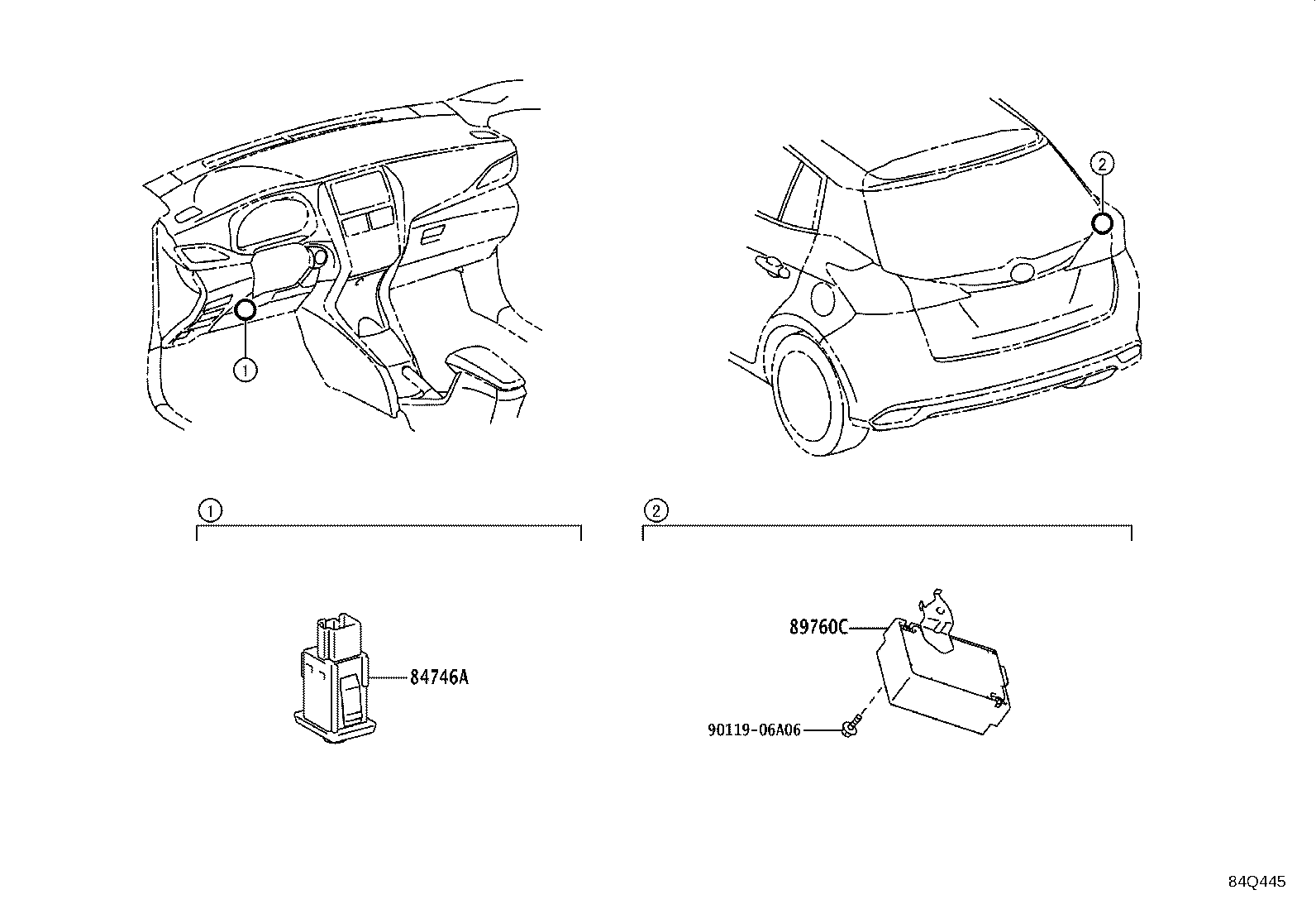 89760-52210 RECEIVER ASSY, TIRE PRESSURE MONITOR product image