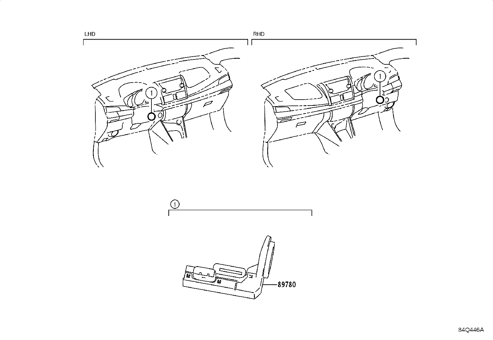 Toyota 89780-0D092 COMPUTER ASSY, TRANSPONDER KEY