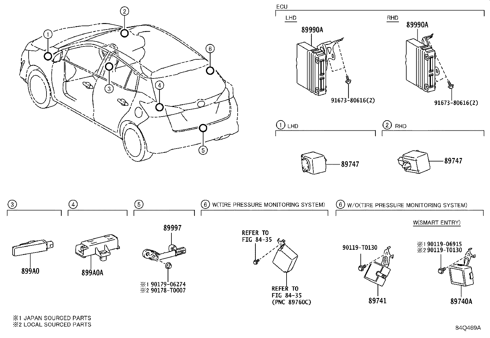 Toyota 89990-0D490 COMPUTER ASSY, SMART KEY