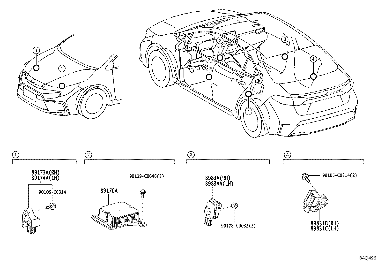 89170-02V10 COMPUTER ASSY, AIR BAG product image