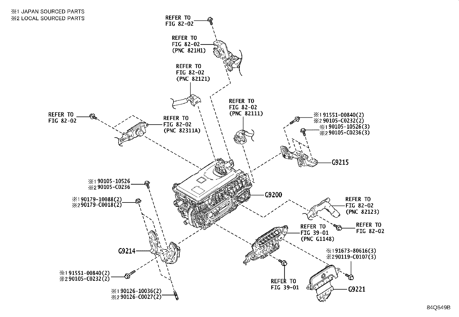 G9215-0A020 BRACKET, INVERTER, NO.2 product image