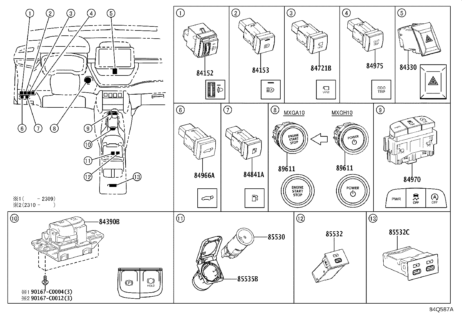 82666-0A030 HOLDER, CONNECTOR product image