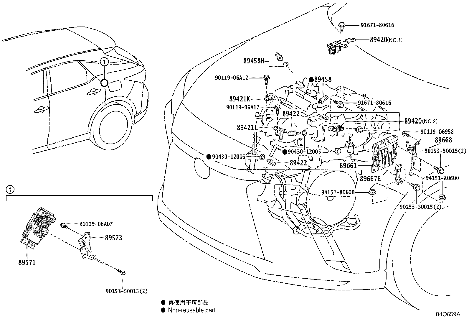 Thumbnail 3 for 89661-4D280