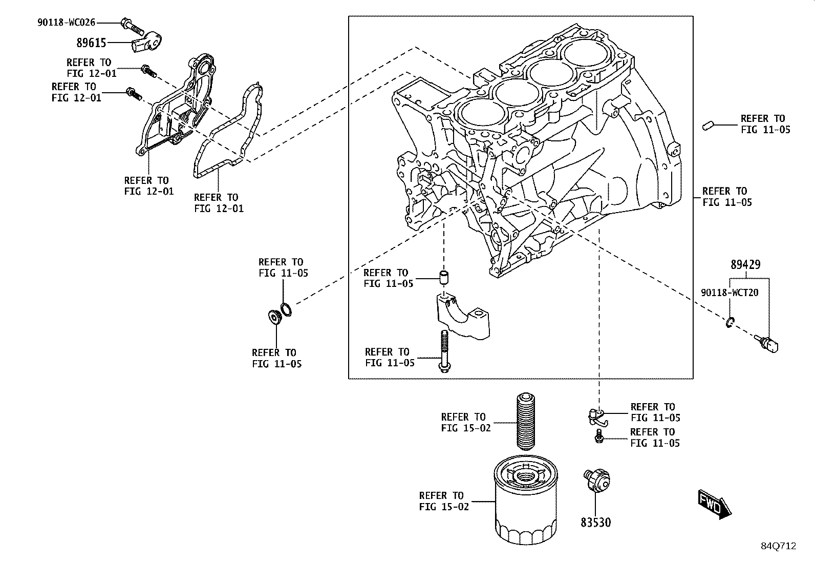 82429-WC003 SENSOR, OIL TEMPERATURE product image