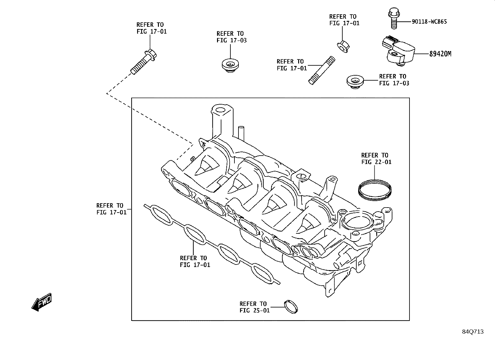 82429-WC003 SENSOR, OIL TEMPERATURE product image