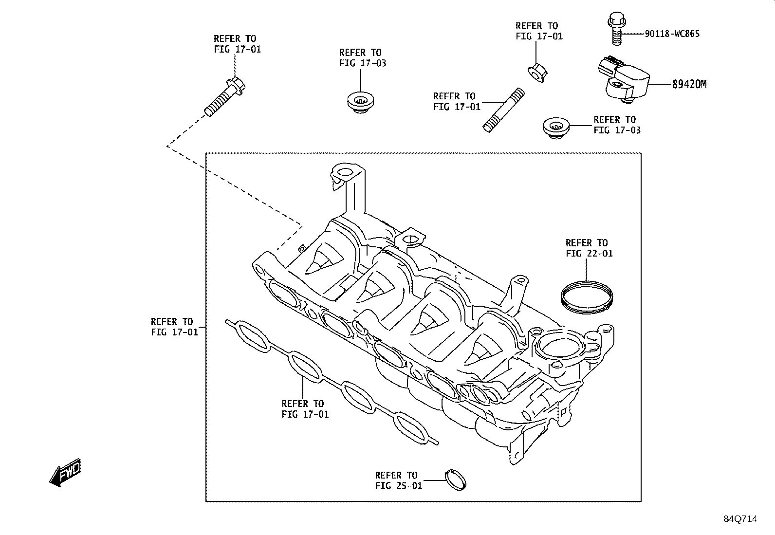 82429-WC003 SENSOR, OIL TEMPERATURE product image