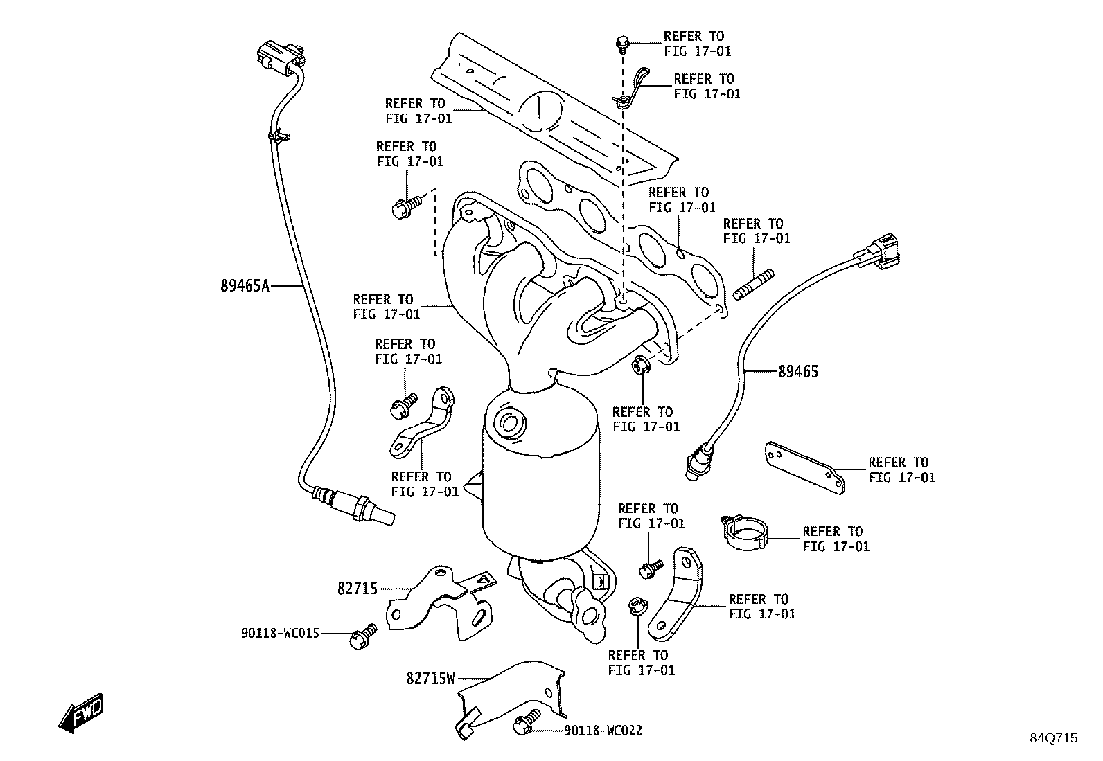 82429-WC003 SENSOR, OIL TEMPERATURE product image