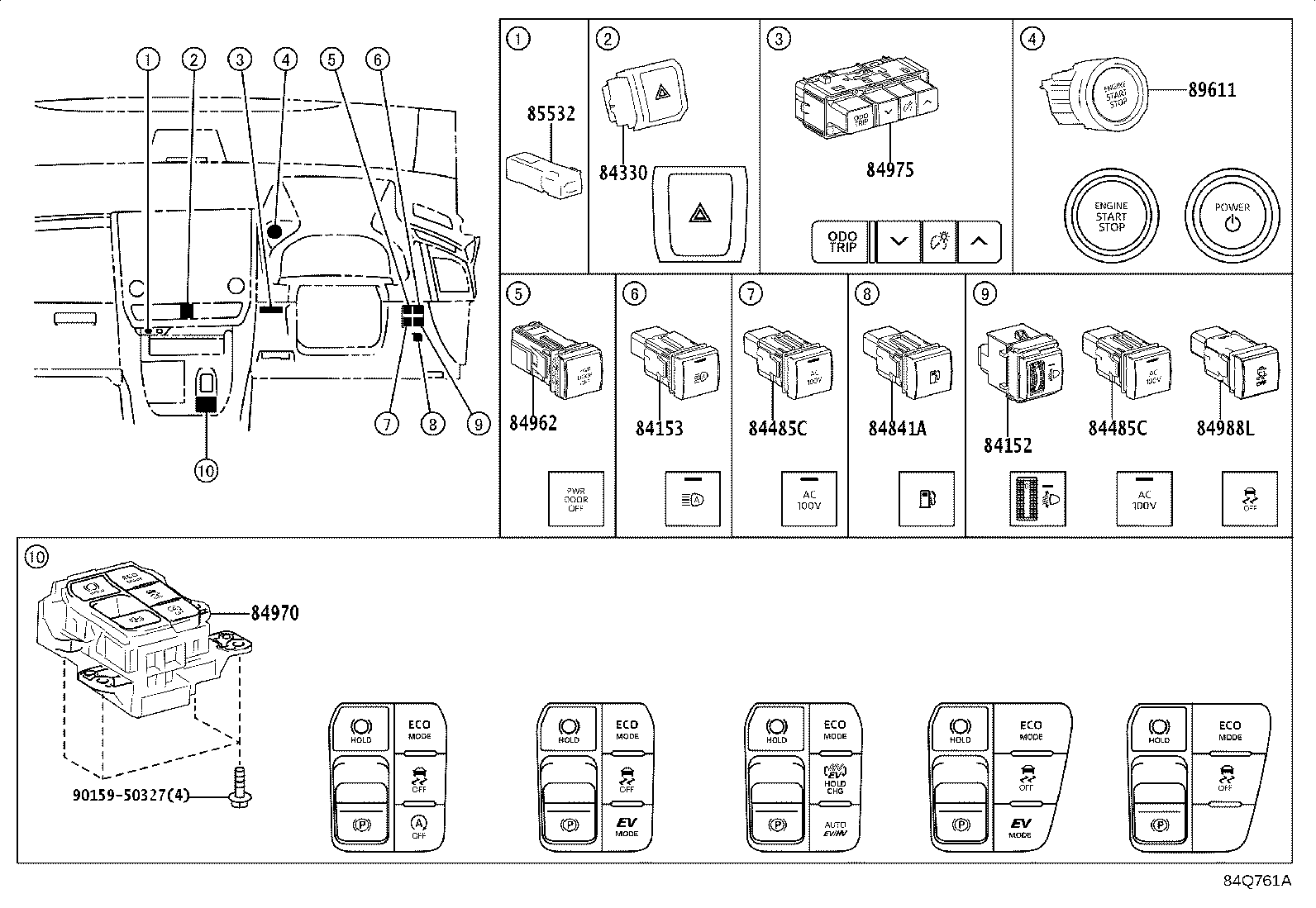 82670-58010 BLOCK ASSY, JUNCTION,  NO.1 product image