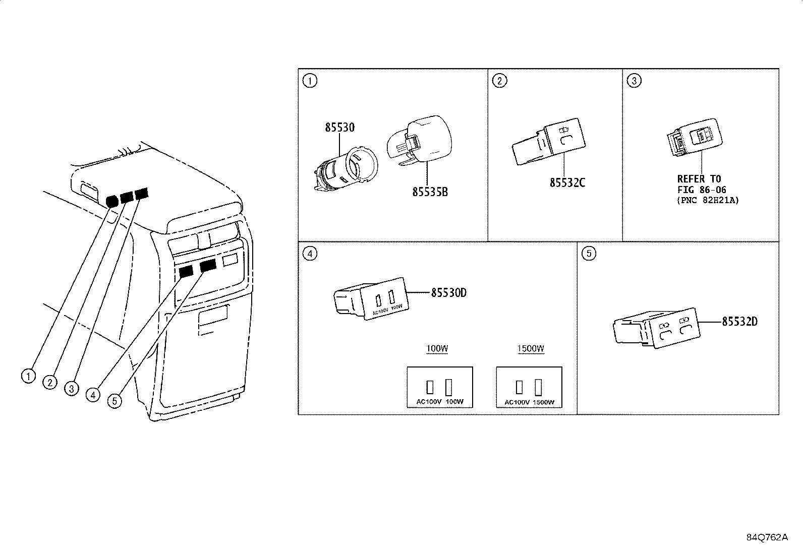 82670-58010 BLOCK ASSY, JUNCTION,  NO.1 product image